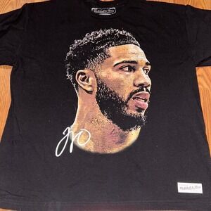 NWOT Mitchell & Ness John Tatum Mens XL Casual black and‎ white  T-shirt